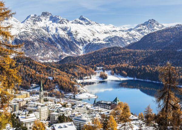 vista su st. moritz